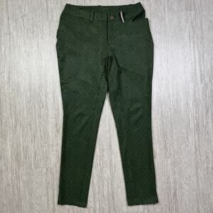 Sherpa Adventure Gear Pants Womens 6 Green Patterned Outdoor Hiking Slash Pocket